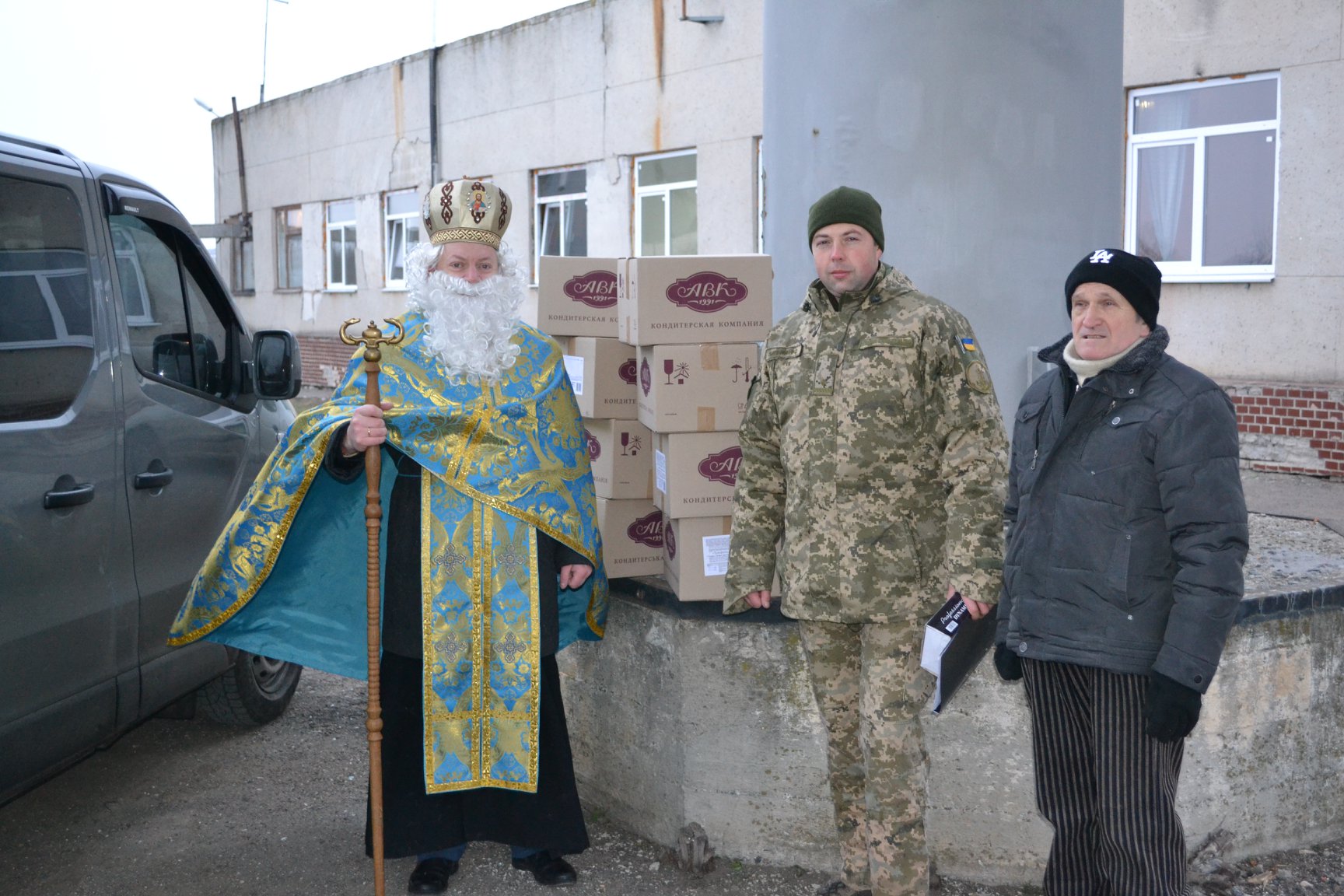 Святий Миколай відвідав госпіталь