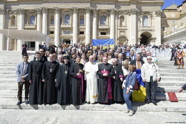 Папа Франциск висловив вдячність та визнання ліквідаторам Чорнобильської катастрофи