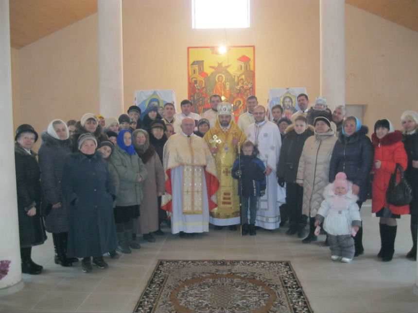 18 грудня Владика Михаїл (Бубній) освятив храм у с. Федорівка