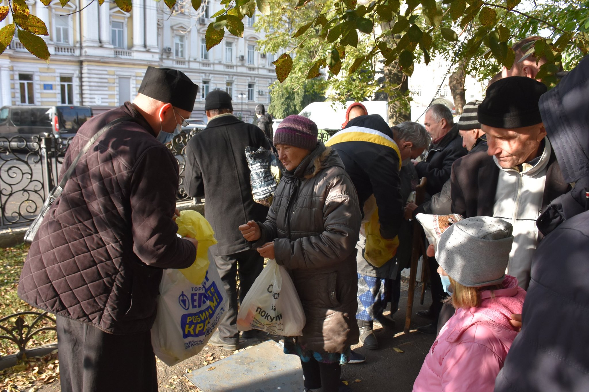 В Одесі провели благодійну акцію «Нагодуй бідного»