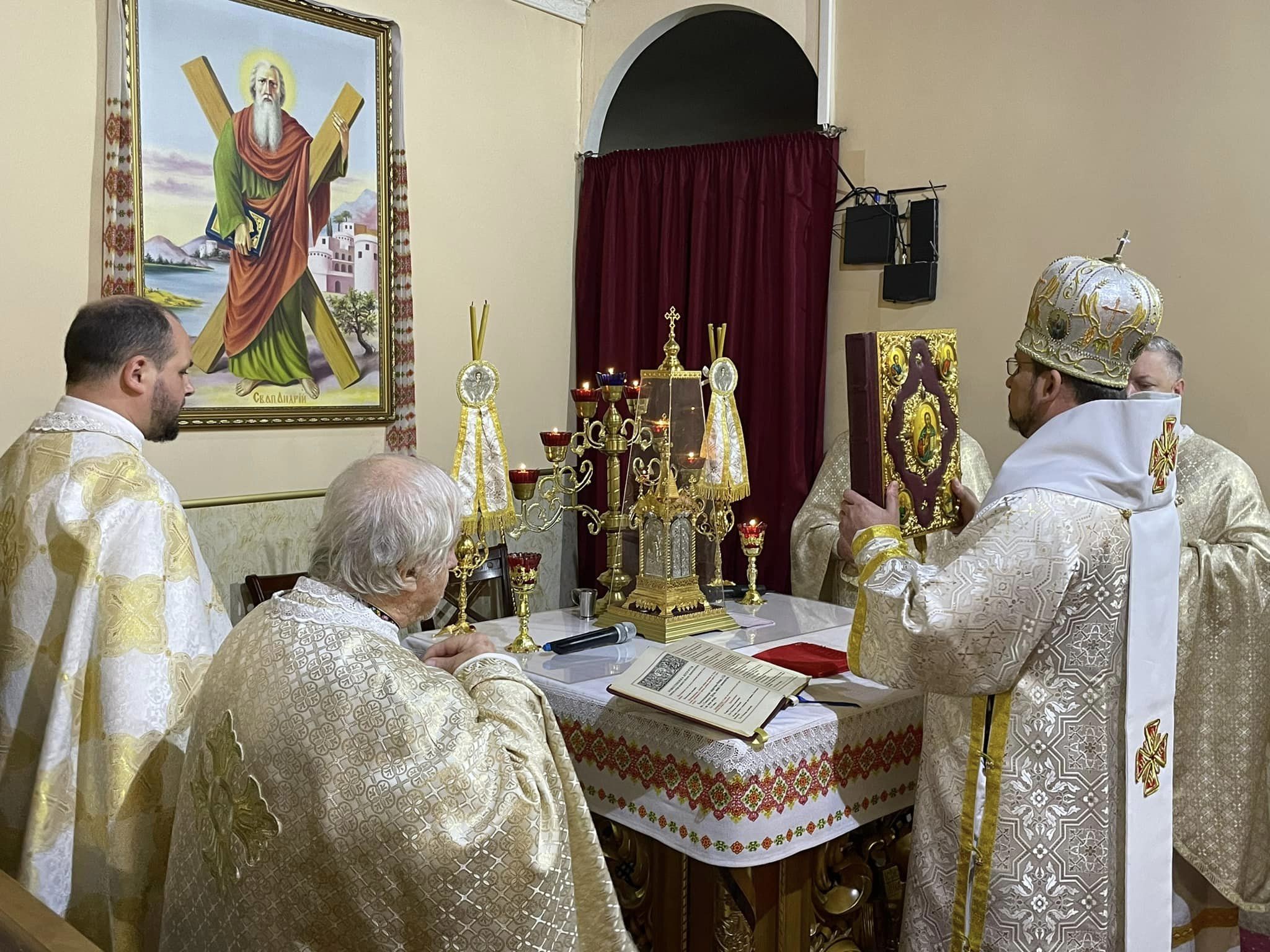 У Катедральному храмі святого апостола Андрія Первозванного відбулося святкування престольного празника