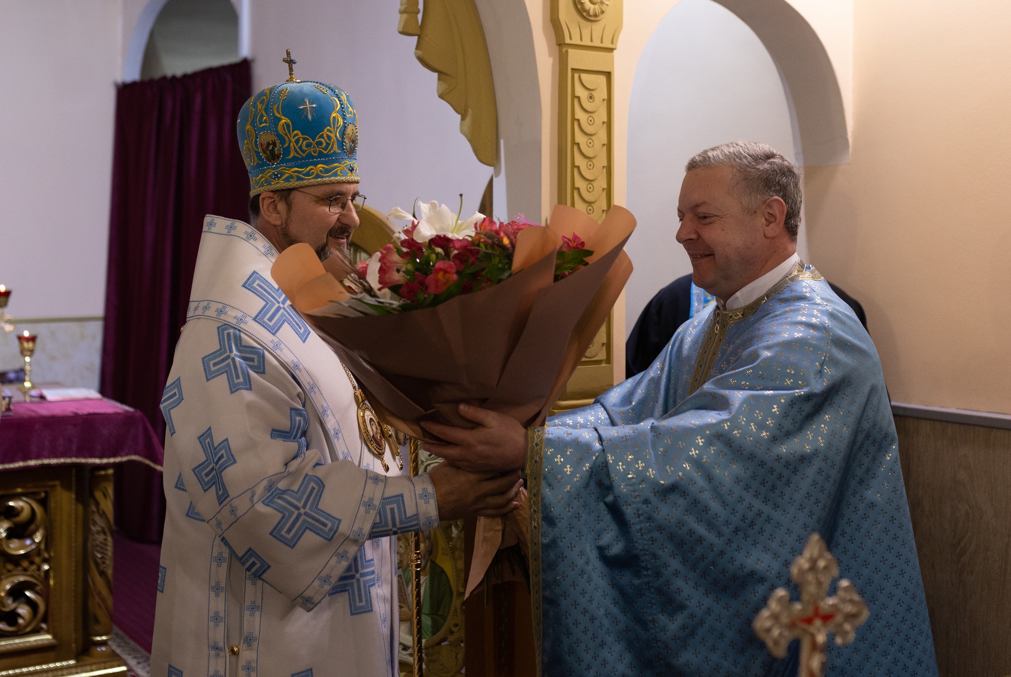 Владика Михаїл на свято Благовіщення Пресвятої Богородиці Божественну Літургію в Храмі очолив